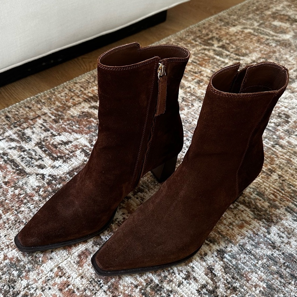 Zara suede boots